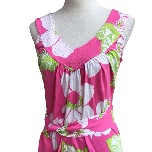 Lily Pulitzer Floral Silk Blend Sleeveless Dress NEW - Picture 7 of 10